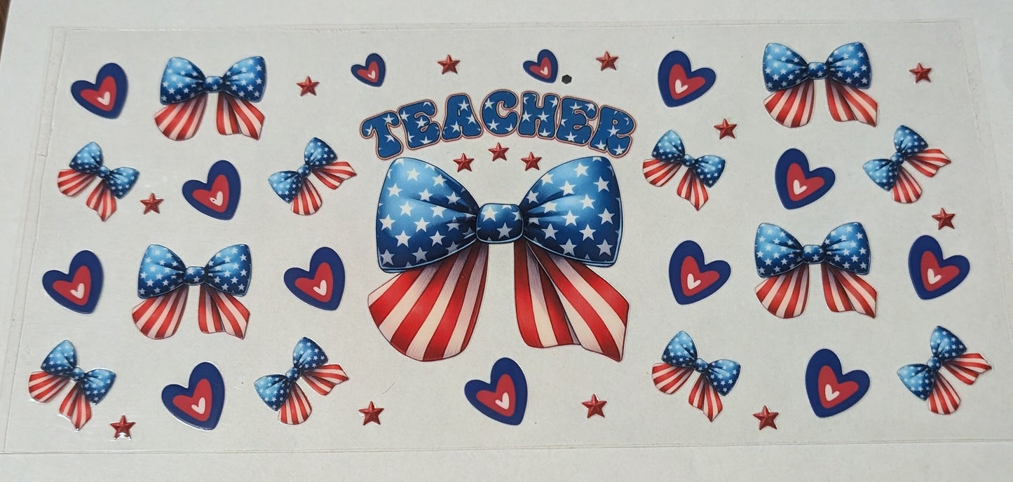 Teacher - Red White &Blue