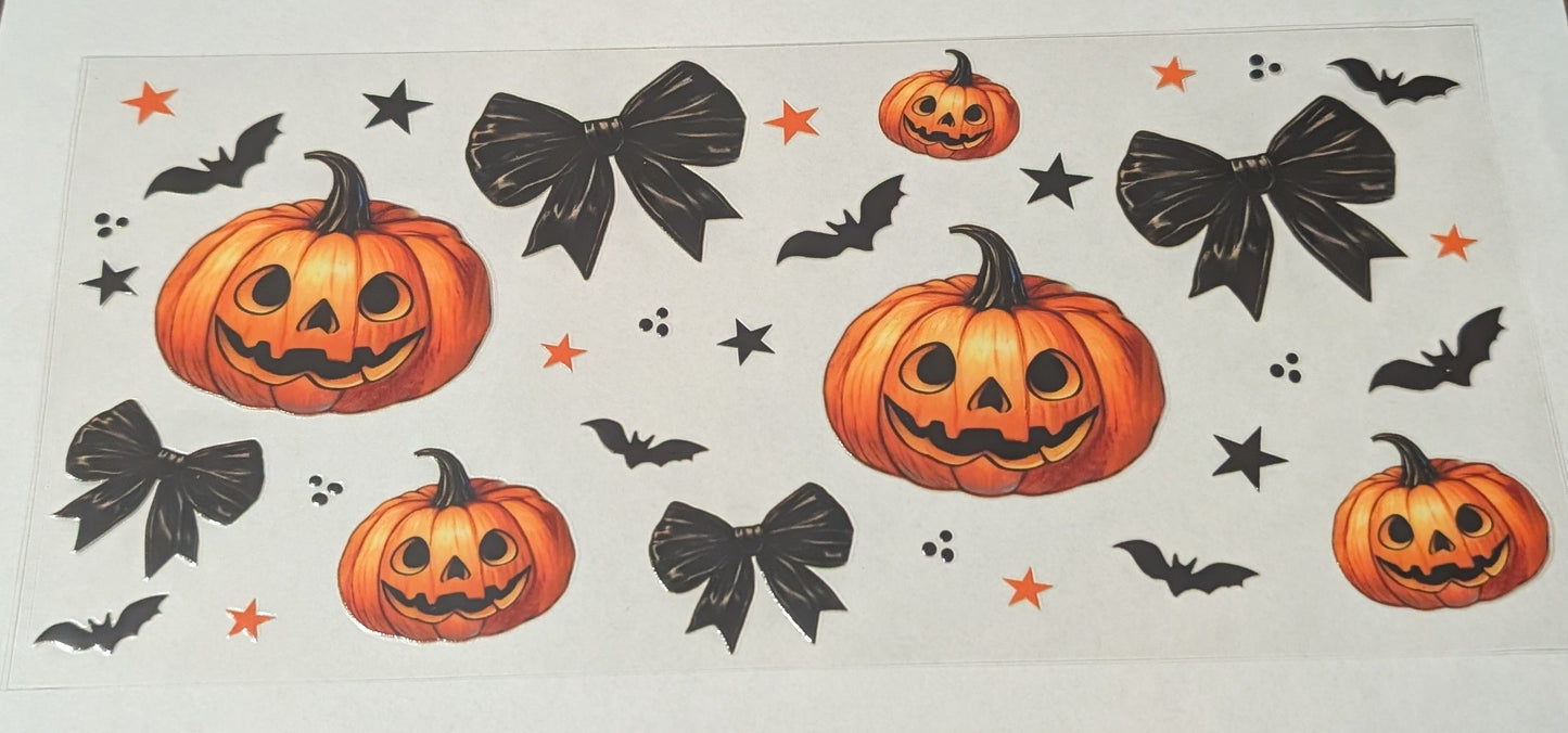 Bows and Jack-o-lanterns