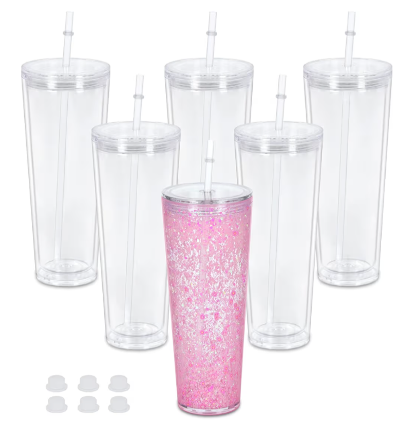 24oz Snow Globe Tumbler