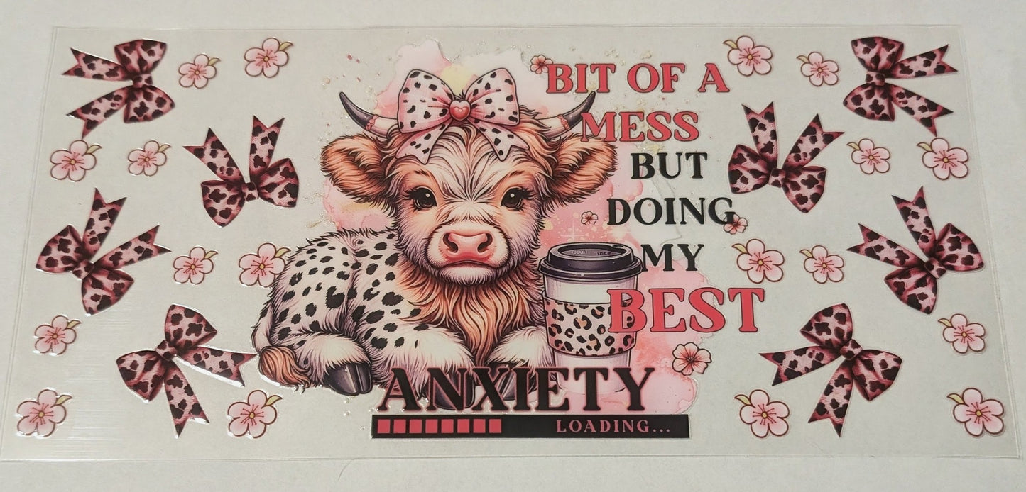 Bit of a mess Cow