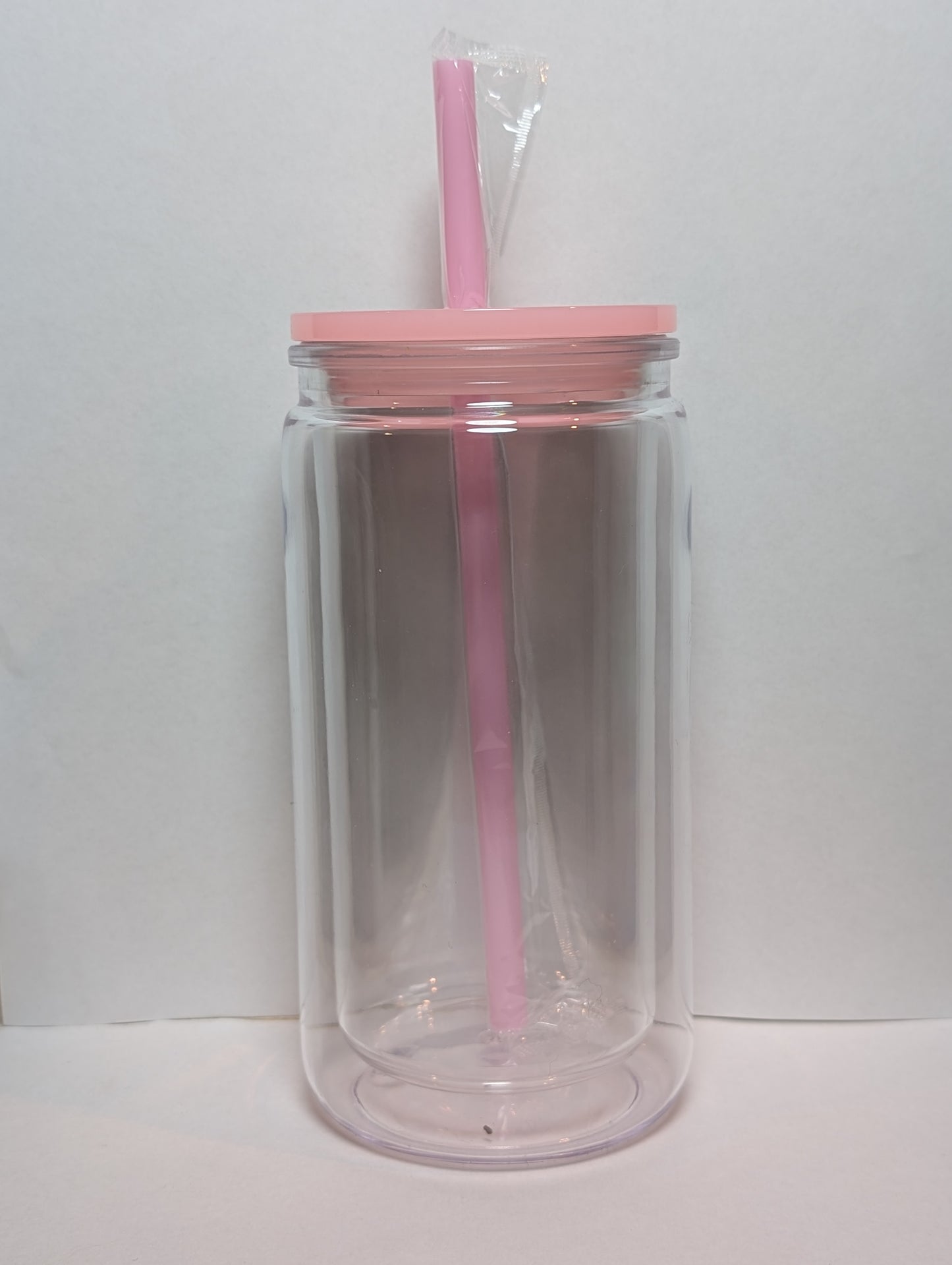 16oz Light Pink Tumbler