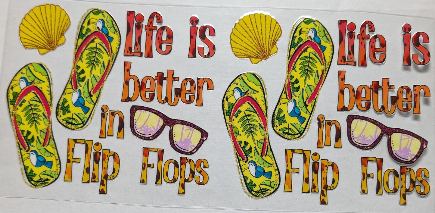 life is better in flip flops