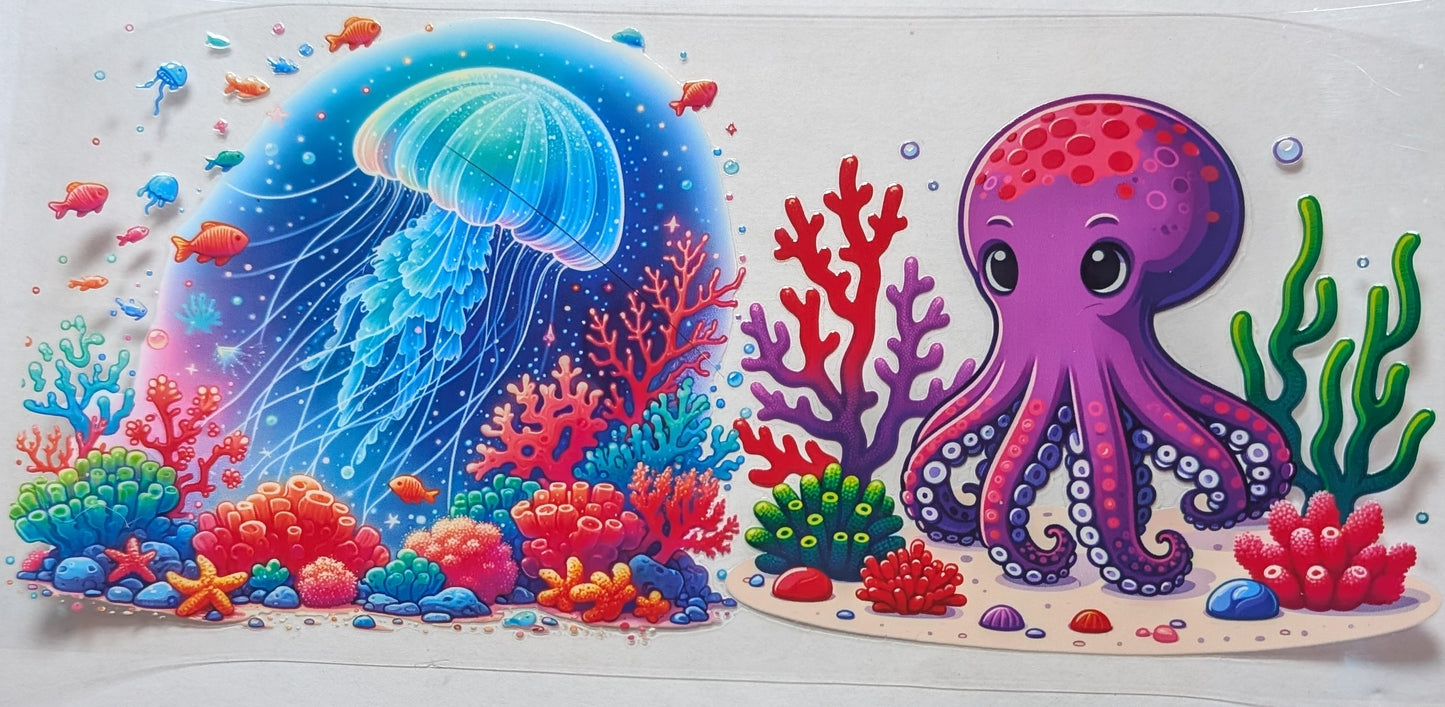 Jelly Fish & Octopus