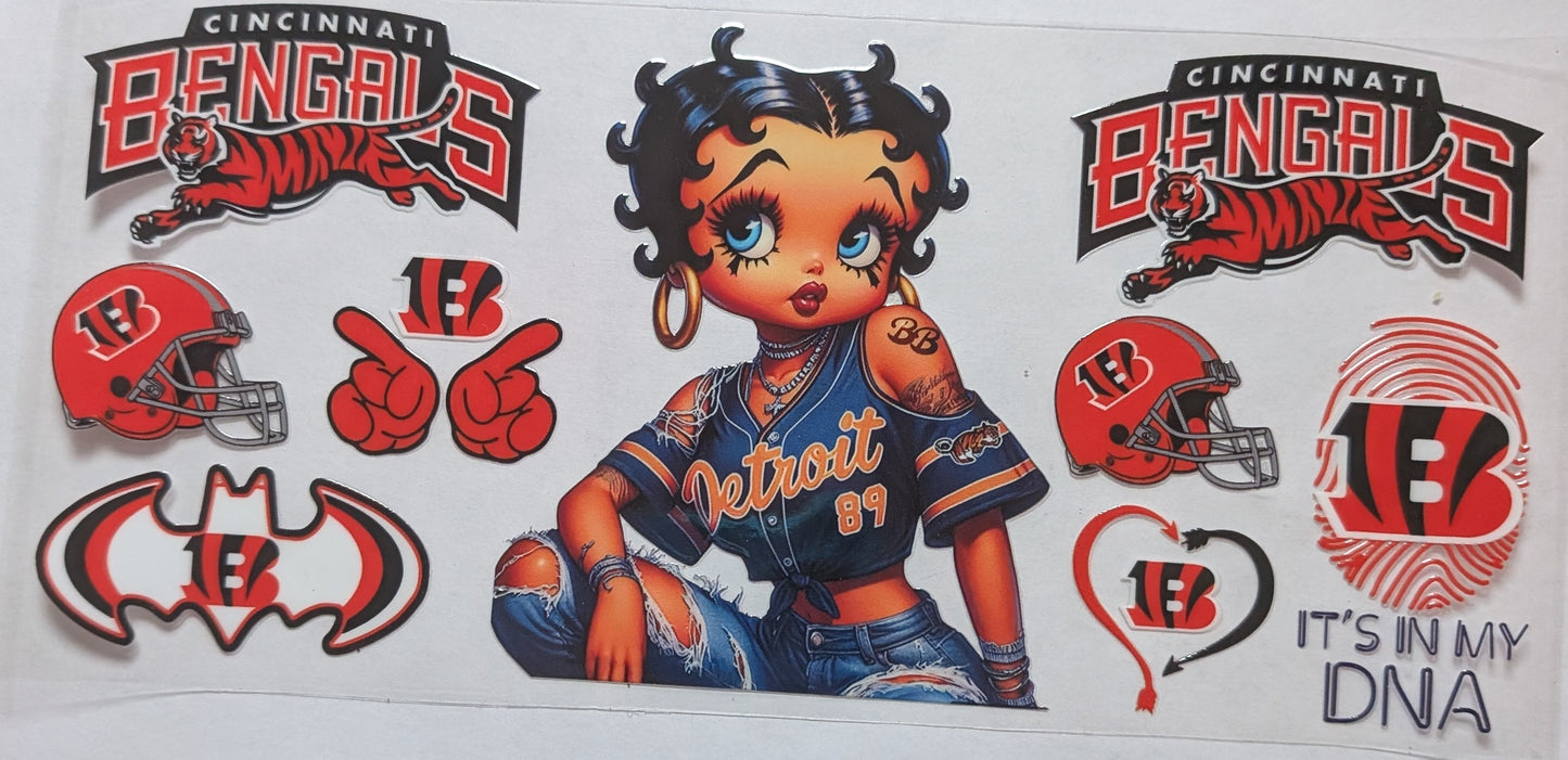Betty Boop NFL Bangles