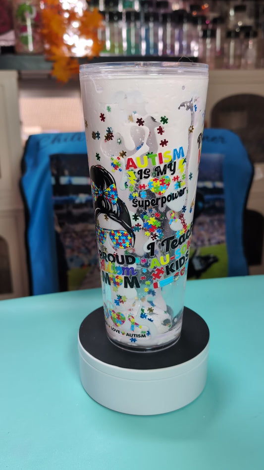 Autism Mom Tumbler