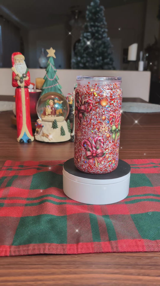 Candy Cane Christmas Tumbler