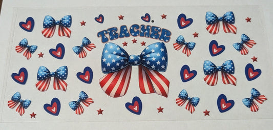 Teacher - Red White &Blue