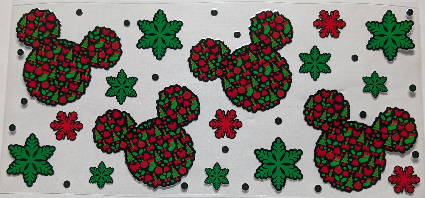 Red and Green Santa head