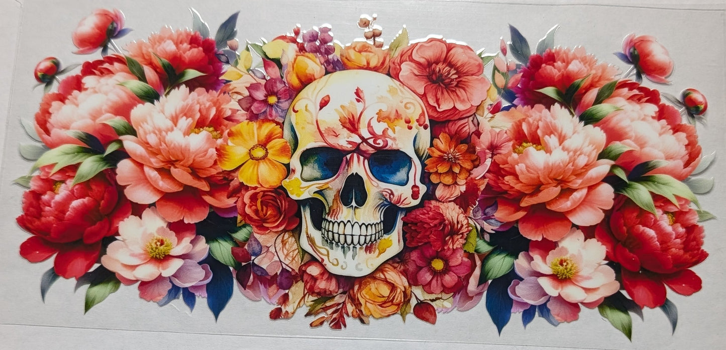 Flowered Skull