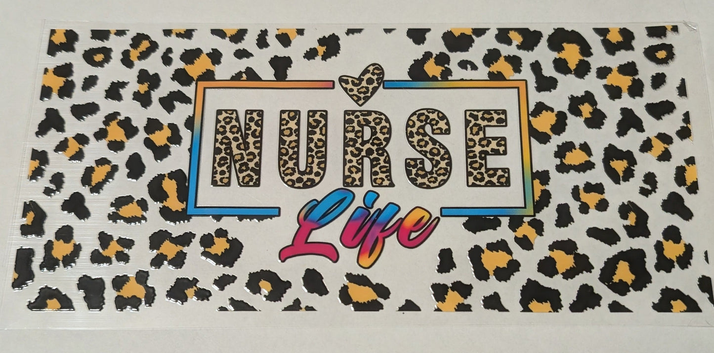 Nurse Cheatah Print