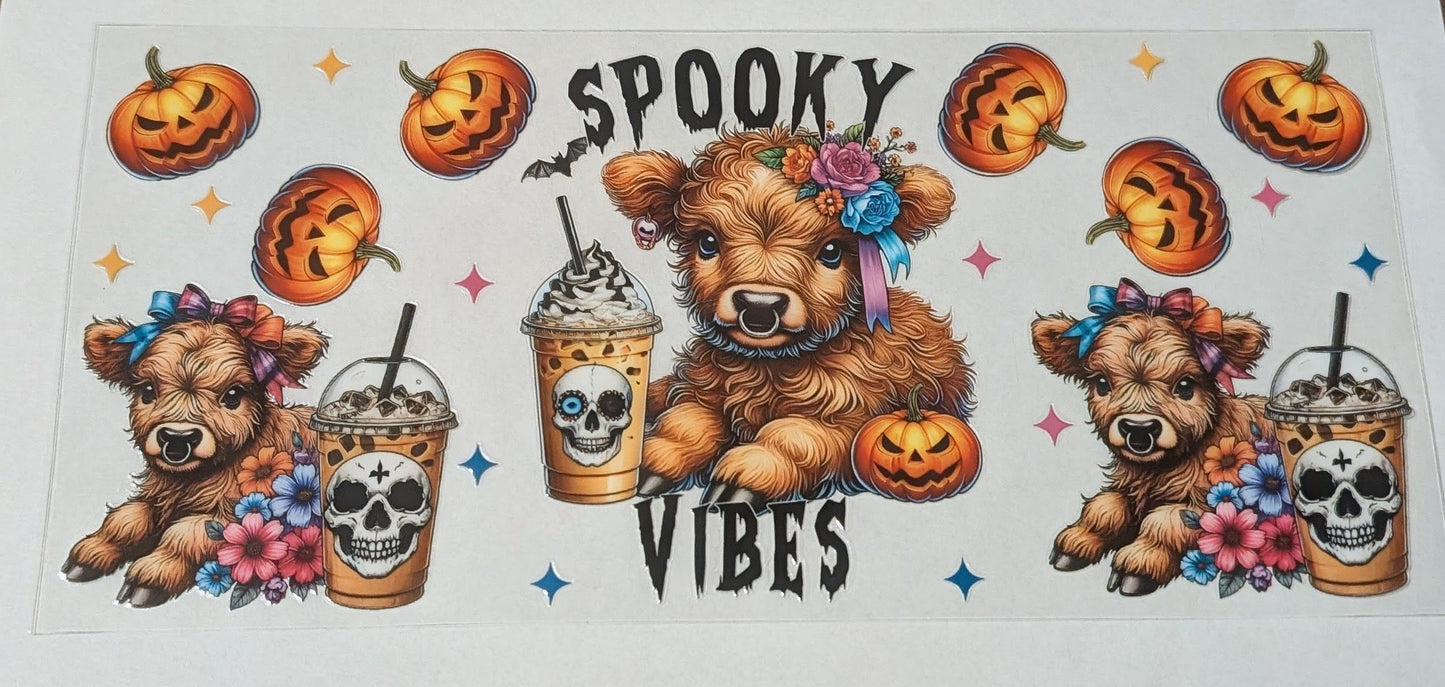 Spooky Vibes Cow