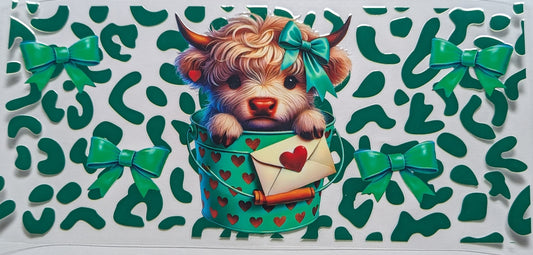 Green Bucket Cow