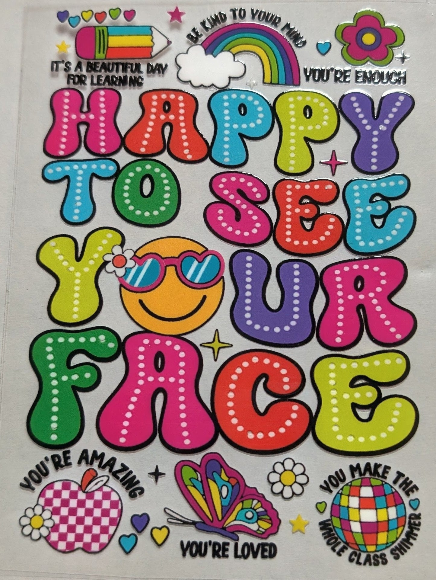 Happy to see your face